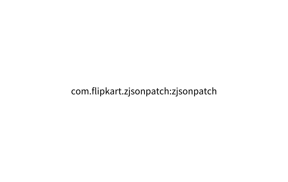 com.flipkart.zjsonpatch:zjsonpatch