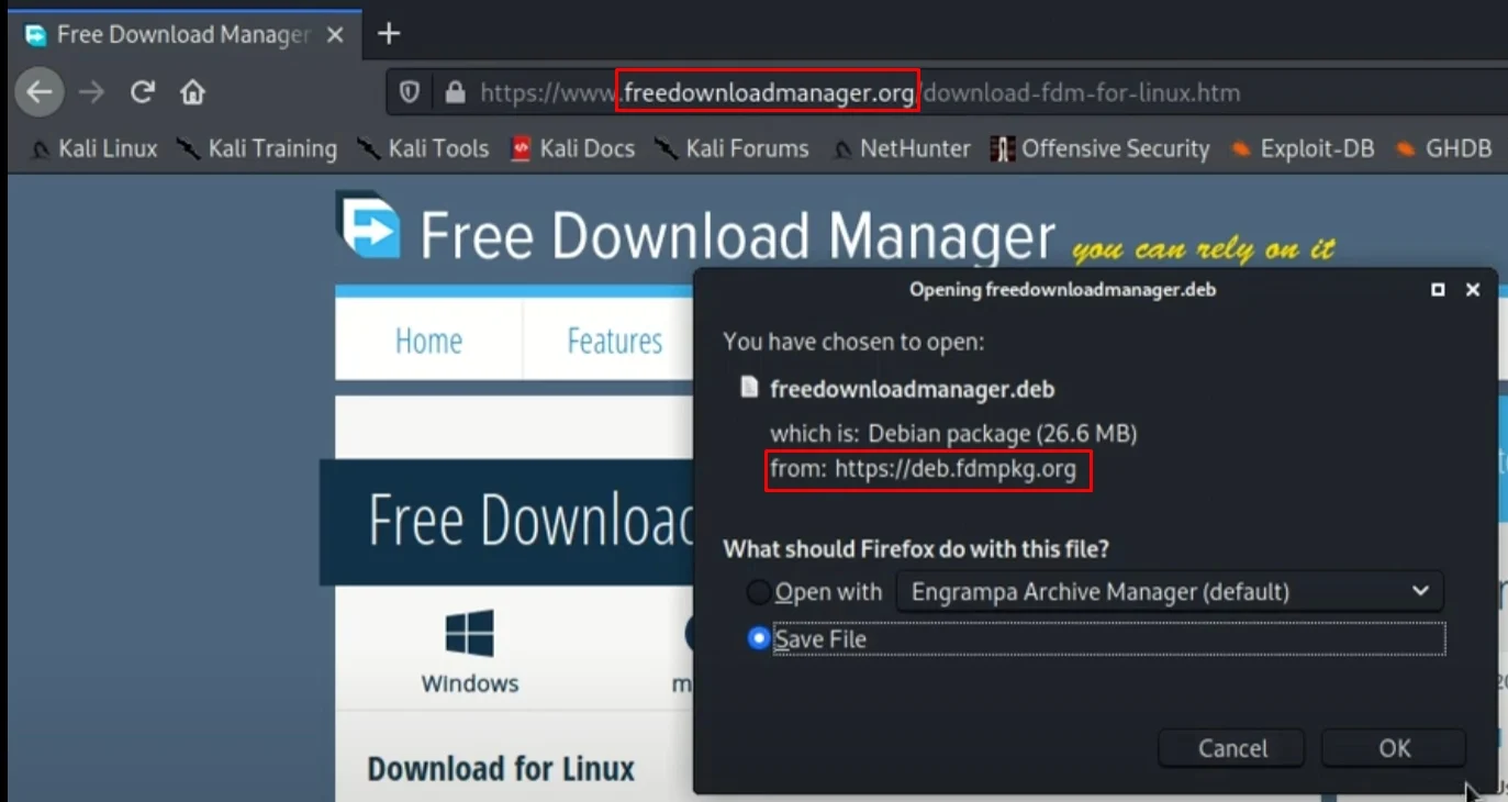 多年来免费下载管理器网站将Linux用户重定向到恶意软件
